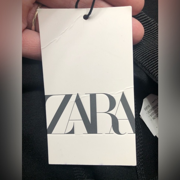 Zara kids black leggings with pink/white stripes, size 9 years (134 cm) - Picture 12 of 14